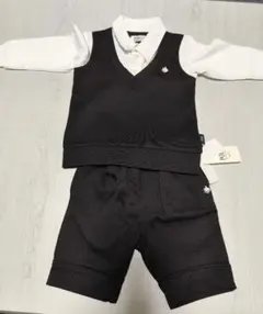 即時対応可能 タグ付きPolo Baby 黒 上90下80