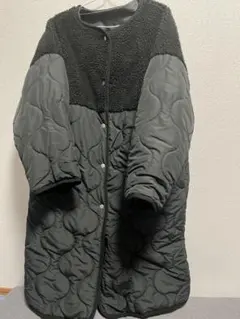 fifth 新品未使用品　オーバーサイズキルティング中綿コート　ブラック