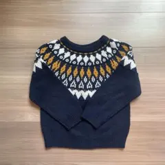 Metallic Boatch フェアアイル柄セーター 120