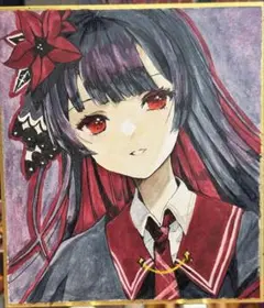 手描きイラスト 魔法少女ノ魔女裁判 ファンアート二階堂ヒロ まのさば