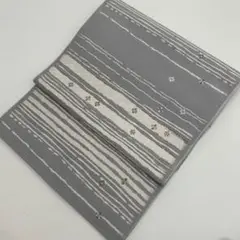 名古屋帯 洗える着物 横断 花柄 上品な織柄 化繊 MO-9209
