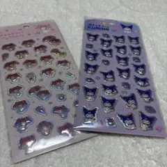 【未開封】　サンリオぷくっとシール　2枚セット マイメロ　クロミ