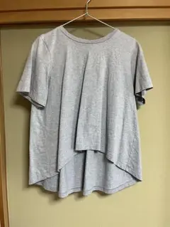 ミズイロインド クルーネックフレアTシャツ