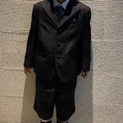 ジャケット ズボン 卒業式 110 男の子 スーツセット おまけ付き 中古