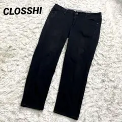 大きいサイズ　CLOSSHI クロッシー　テーパード　黒　ブラックパンツのサムネイル