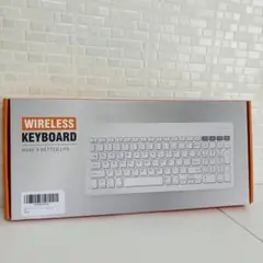 【新品】ワイヤレスキーボード マルチペアリング ホワイト