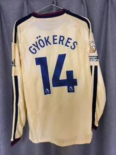 Arsenal GYÖKERES 14 長袖 ユニフォーム M オーセンティック