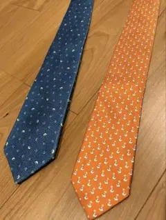 BVLGARI & Salvatore Ferragamo ネクタイ2本セット