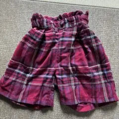 BREEZE チェック柄 ハーフパンツ 120