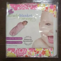miracle blanket おくるみ 花柄 100%コットン