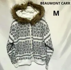 【ボーモントカー】2way フルジップ パーカー (M) Y2K ノルディック