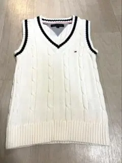 Tommy Hilfiger ケーブルニットベスト サイズ5 中古（状態良し）