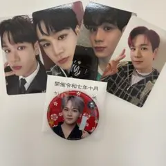 『匿名』JO1 豆原一成　缶バッジ、トレカ4枚