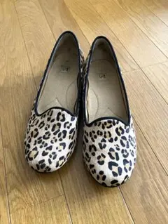 ing レオパード柄　パンプス　23㎝　ハラコ素材