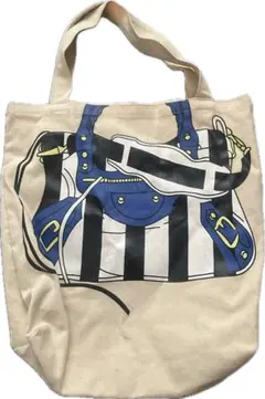 ストライプデザイン　トートバッグ