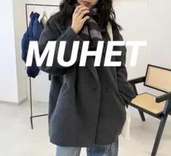 【美品】MUHET shaggy half coat / シャギーハーフコートのサムネイル