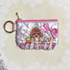 キラキラミニポーチ　ハート柄　コヤンイサムチョン