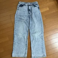 add c デニムパンツ ハイウエスト ケミカルウォッシュのサムネイル