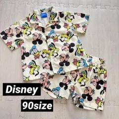 【美品】Disney セットアップ　90size ミッキー　ドナルド　プルート