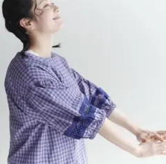 サマンサモスモス 袖レース切替Tブラウス