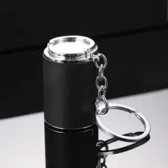 コインホルダー コインケース コインシリンダー バネ式キーホルダー 小銭入れ