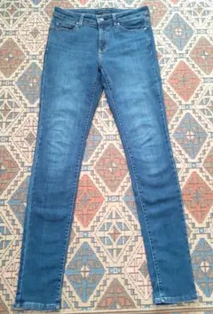 UNIQLO ユニクロ スキニーデニム インディゴブルー 26 W66cm