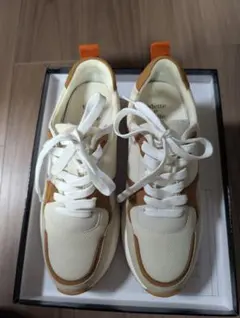 オデットエオディール　ユナイテッドアローズ　スニーカー ホワイト/ブラウン