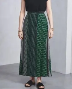 ユナイテッドアローズ　マルチプリント　ラップスカート