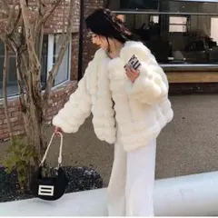 ファージャケット防寒コートおしゃれ 高級感アウター冬服 アンドマリー ダーリッチ