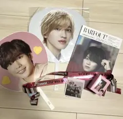 なにわ男子グッズ　道枝駿佑/大橋和也/長尾謙杜　団扇/指人形/銀テープ/アルバム