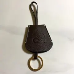 未使用級✨POLENE AirPods ケース キーリング レザー ロゴ - メルカリ