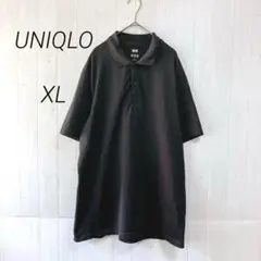 UNIQLO　ドライEXポロシャツ　半袖　ブラック　XL　大きいサイズ
