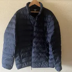 【美品】ユニクロ メンズXL パフテックジャケット ネイビー