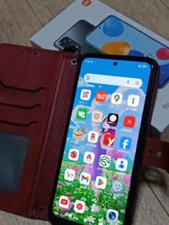 Redmi note11スマホ本体 ブルー／箱とクリアケースで別売1200