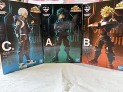 一番くじ 僕のヒーローアカデミア ワールドヒーローズミッション 緑谷　爆豪　轟
