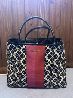 ケイトスペード スペードフラワー ジャガード ストライプ