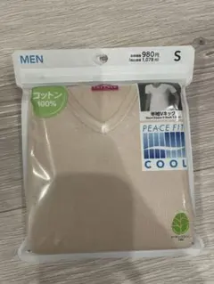 新品　メンズ　インナー　肌着　Sサイズ　クール 半袖Vネック