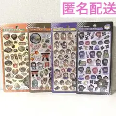 ボンボンドロップシール　和柄　第一弾　忍者　相撲　日本食　古都めぐり 4枚セット