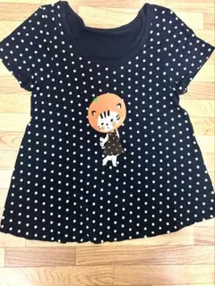 フランシュリッペ ドット柄Tシャツ