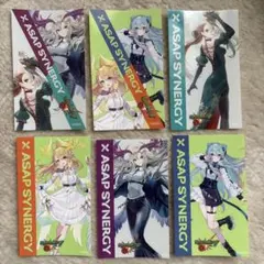 モンスターストライク ASAP SYNERGY ステッカー 6枚セット