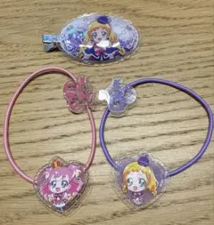 わんだふるぷりきゅあ！ヘアゴム・ヘアピン　セット