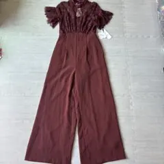 新品　Lily Brown バーガンディ オールインワンのサムネイル