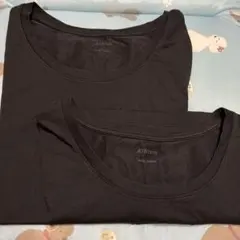 UNIQLO エアリズム　Tシャツ　半袖 ブラック Sのサムネイル