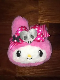 サンリオ ピンクブラックパーティー パスケース マイメロディ 50周年