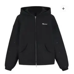 トップス Andwang Kirakira slim zip up gray 001 Kirakira zip up (gray)