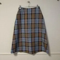 美品 Te chichi チェック柄スカート Mサイズ 秋冬 裏地付き