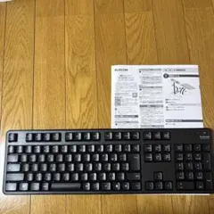ELECOM ワイヤレスフルキーボード TK-FDM106T