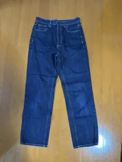 GU ストレートデニム 濃紺 100%綿