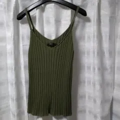 AZUL by moussy ニットタンクトップ Lのサムネイル