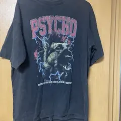 PSYCHO グラフィック Tシャツ ブラック